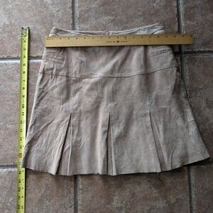 Vintage Margaret Godfrey suede leather skirt.